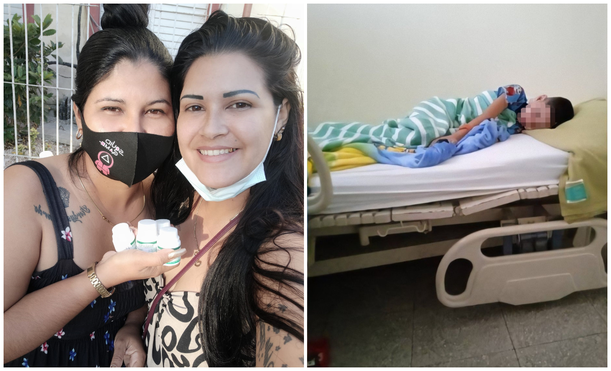 Solidaridad cubana_ niño con síndrome Lennox-Gastault recibe medicinas que necesita con urgencia