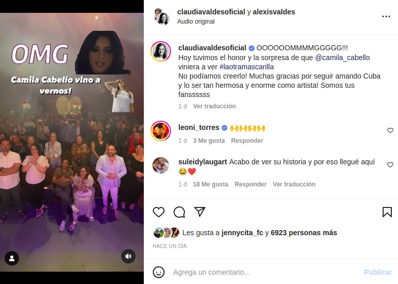 Camila Cabello en la obra de Alexis Valdés