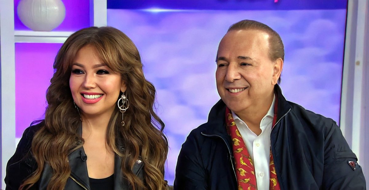 Tommy Mottola y Thalía