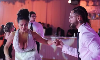 boda de Marc Anthony y Nadia Ferreira, Salma hayek Bailando con Maluma