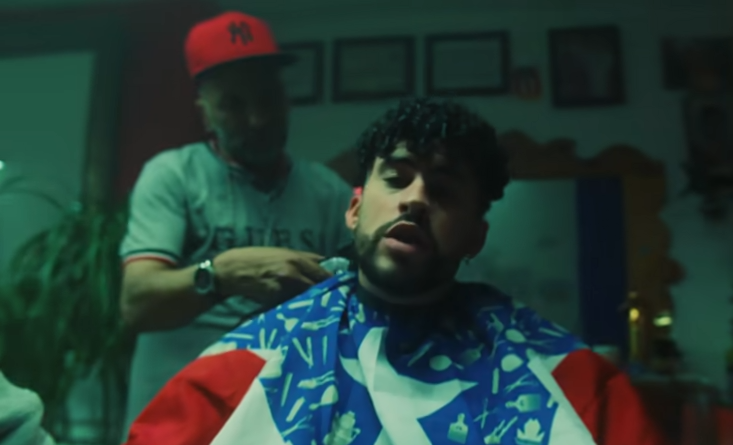 Bad Bunny -Captura de pantalla-Bad Bunny-YouTube