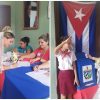 Cubana de Ciego de Ávila vota con vestido de novia en las “elecciones” de la Isla