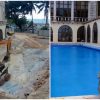 Destruyen piscina del Hotel Nacional de Cuba, patrimonio arquitectónico del país