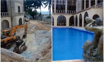 Destruyen piscina del Hotel Nacional de Cuba, patrimonio arquitectónico del país