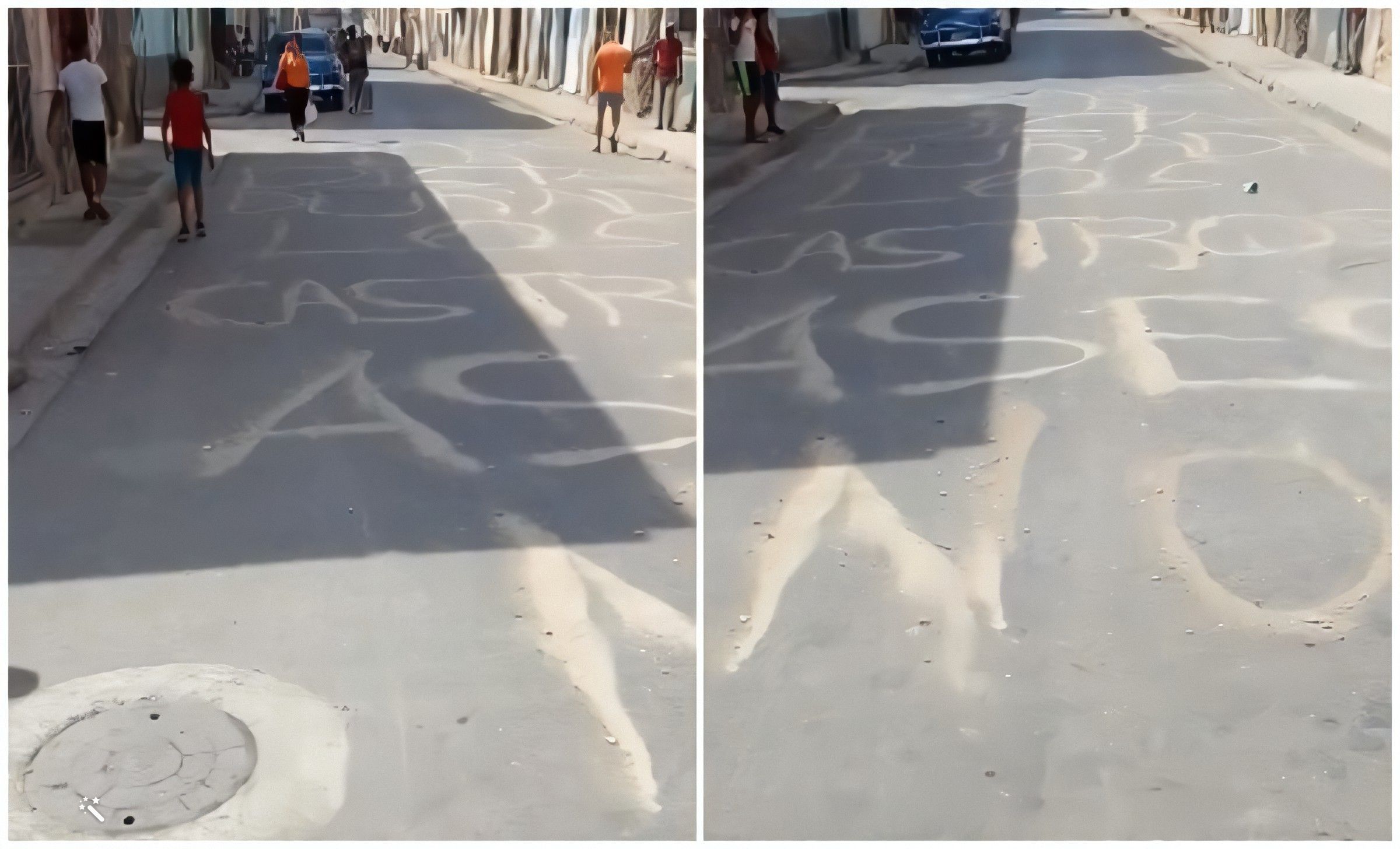 Activista amenazado tras grabar gigantesco cartel contra el castrismo en La Habana