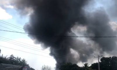 Incendio Fábrica de Tubos-Captura de pantalla-Yenys Fernandez-Facebook