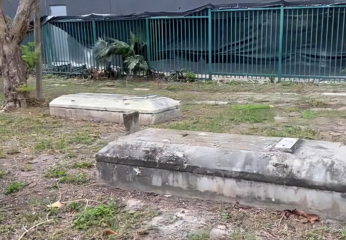 Investigan si tumba profanada en el cementerio de Miami tiene relación