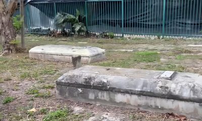 Investigan si la profanación de una tumba en el cementerio de Miami tiene relación con algún ritual (2)