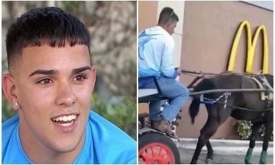 Joven de video viral del carretón en MacDonals