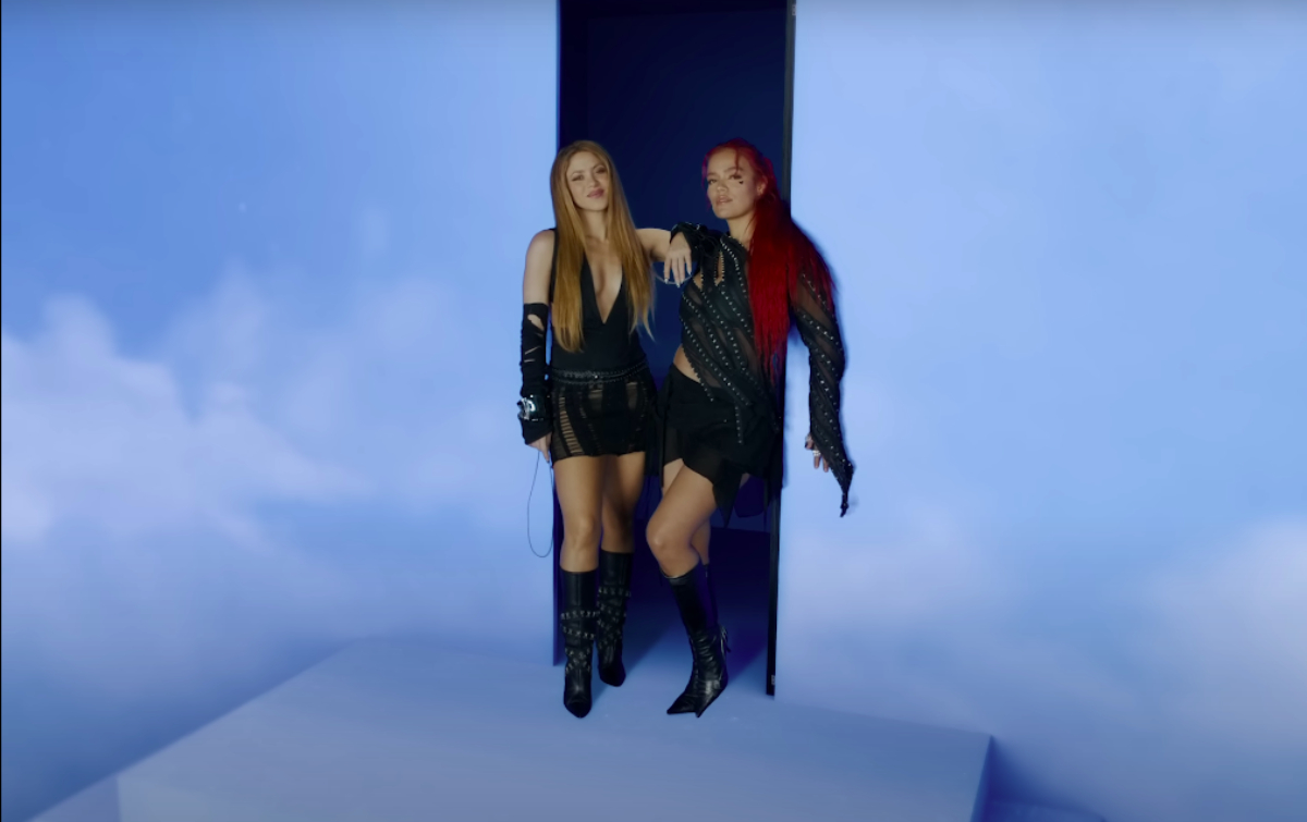 Karol G y Shakira en TQG