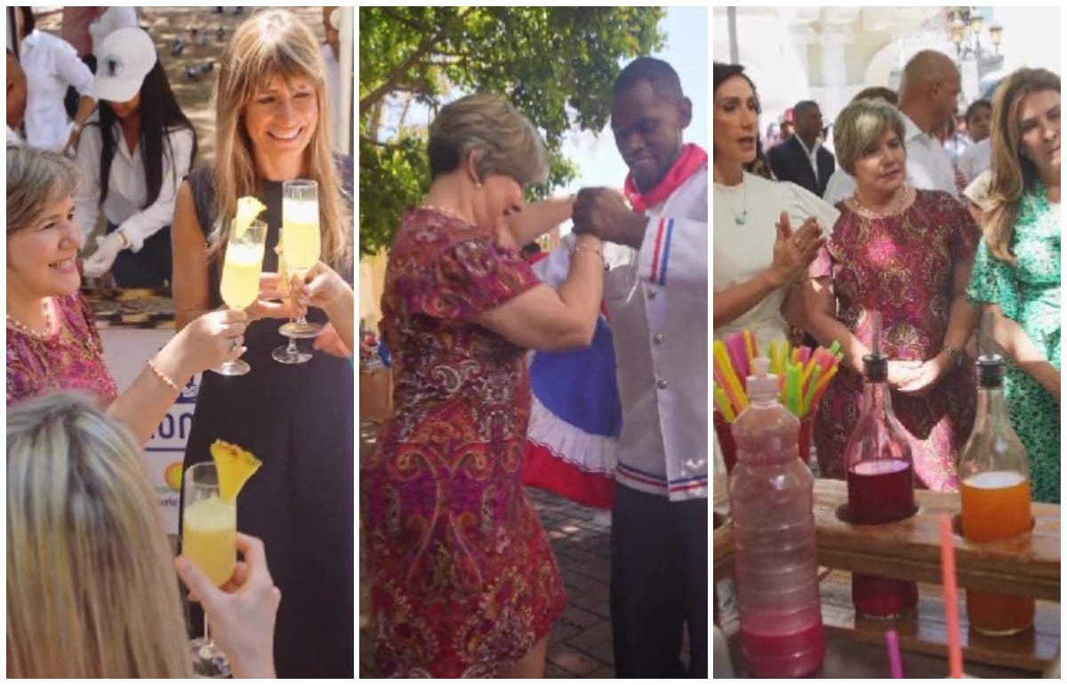 Lis Cuesta actúa como primera dama en visita oficial a República Dominicana