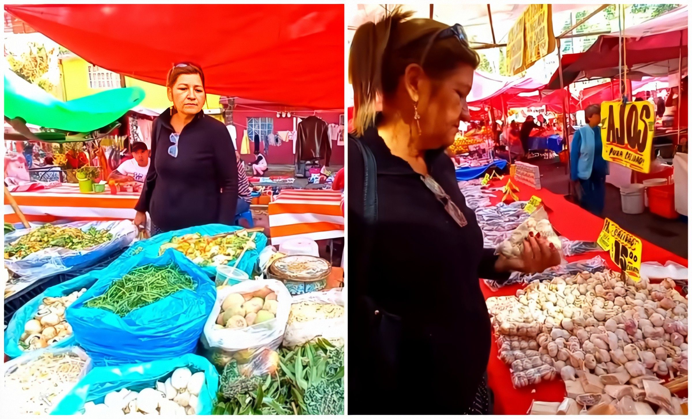 Madre cubana queda sorprendida al visitar por primera vez un mercado en México (2)