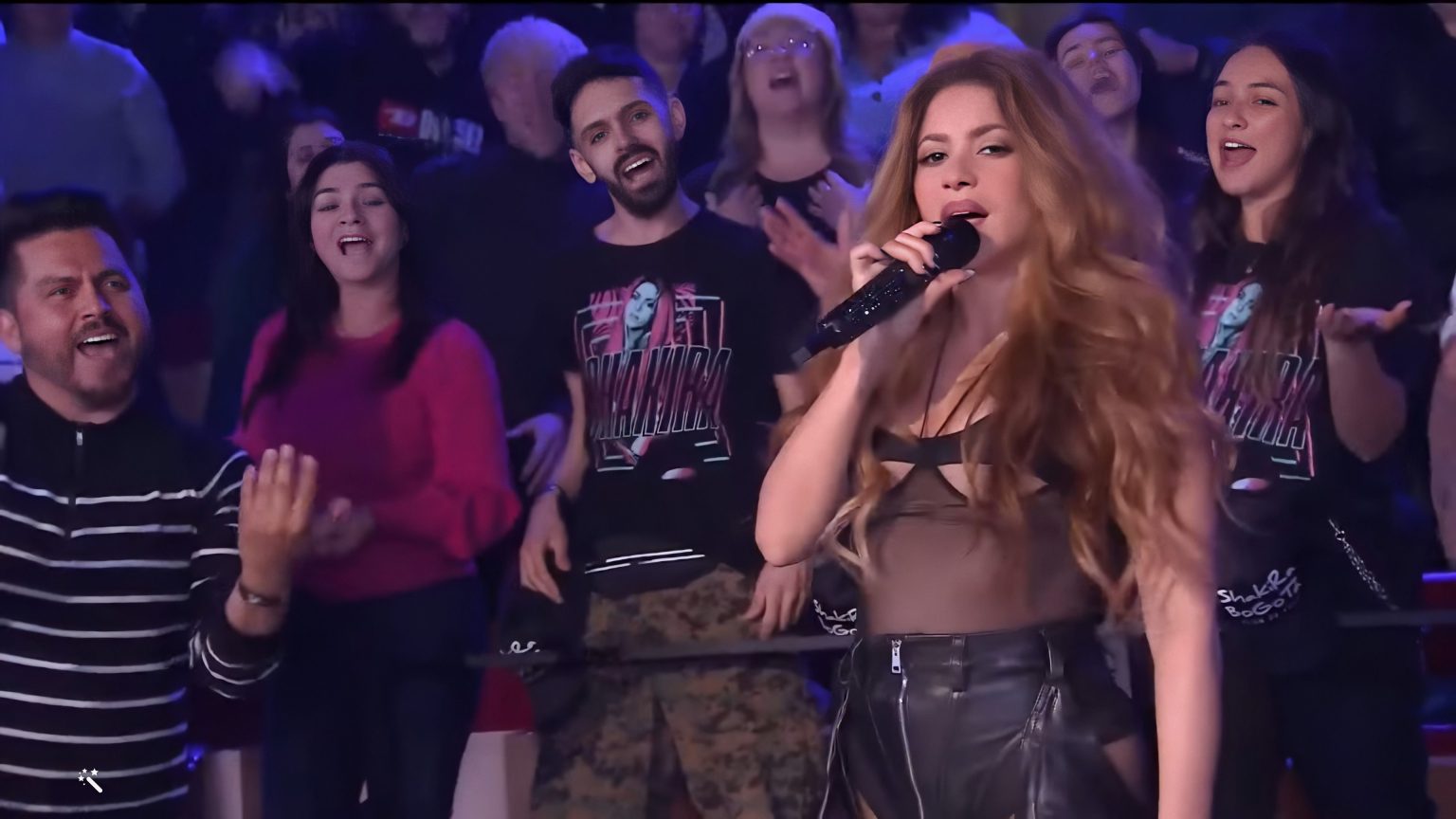 Shakira y Bizarrap cantaron por primera vez en vivo y estremecieron The