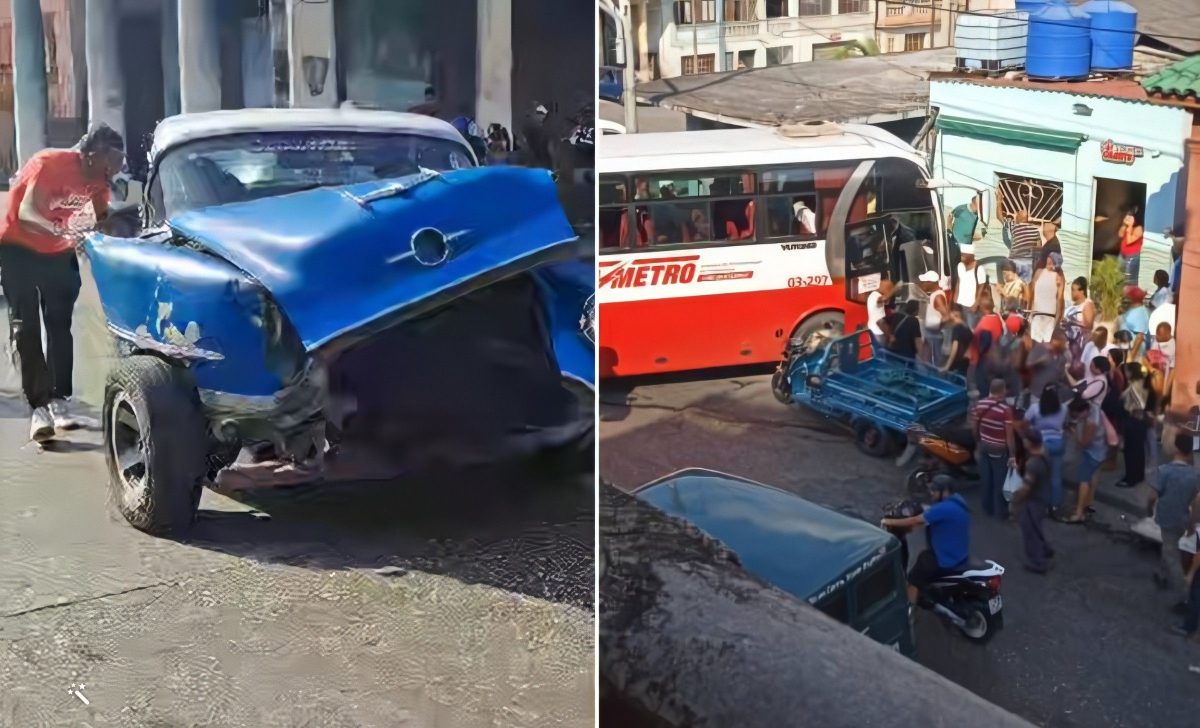 Accidente de tránsito en La Habana Cuba