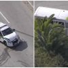 Accidente entre una patrulla y un vehículo particular en Hialeah Gardens (2)