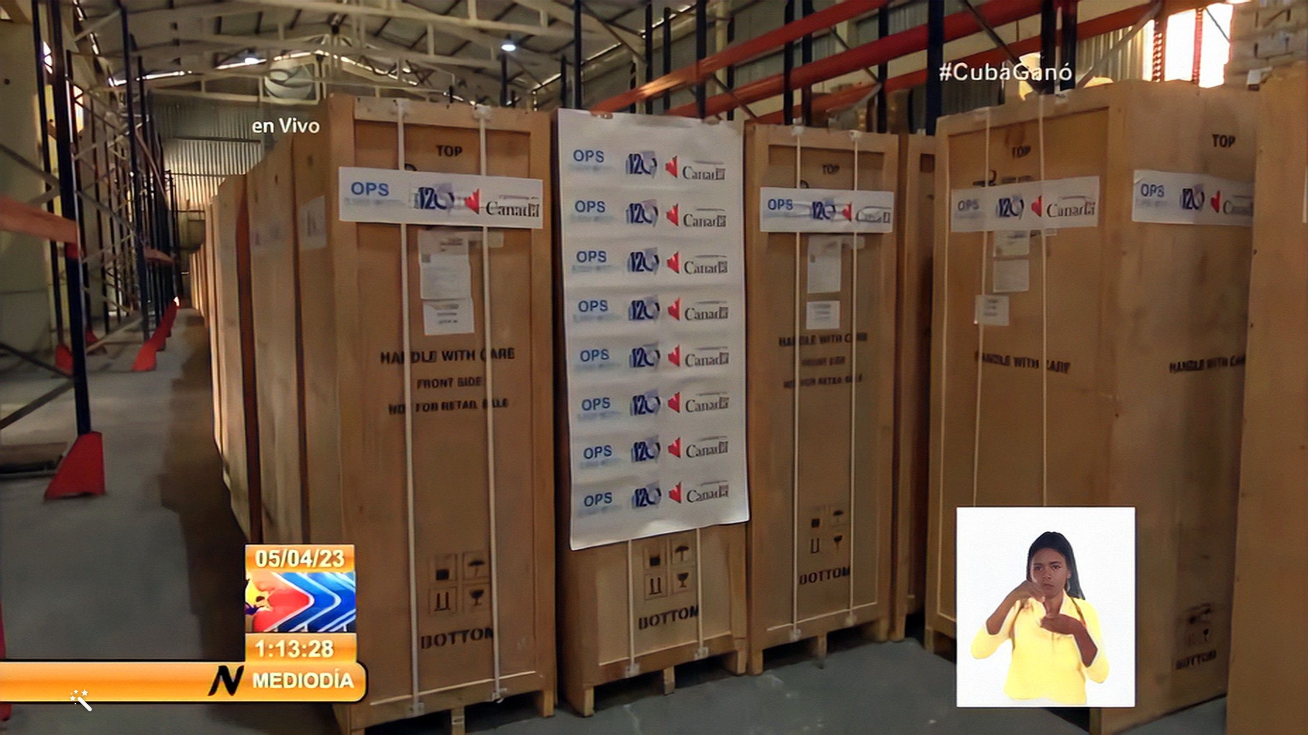 Cuba recibe donación canadiense de 321 refrigeradores valorados en 1.3 millones de dólares