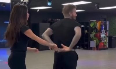 David Beckham y Victoria bailan salsa-Captura de pantalla-Baila con Micho-Facebook