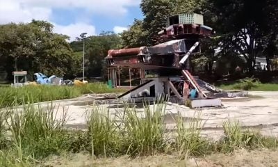 Destrucción del Parque Lenin de La Habana Cuba