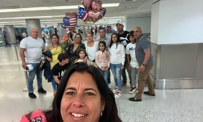 Familia cubana con tres niñas ingresa a Estados Unidos gracias al parole humanitario