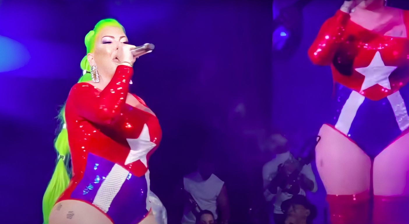 ¡Aguaa! La Diosa la rompe en su primer concierto en Estados Unidos
