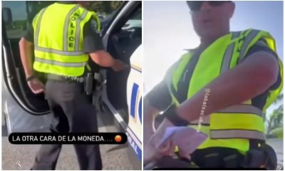 Motociclista cubano es maltratado por un policía en la ciudad de El Doral (2)