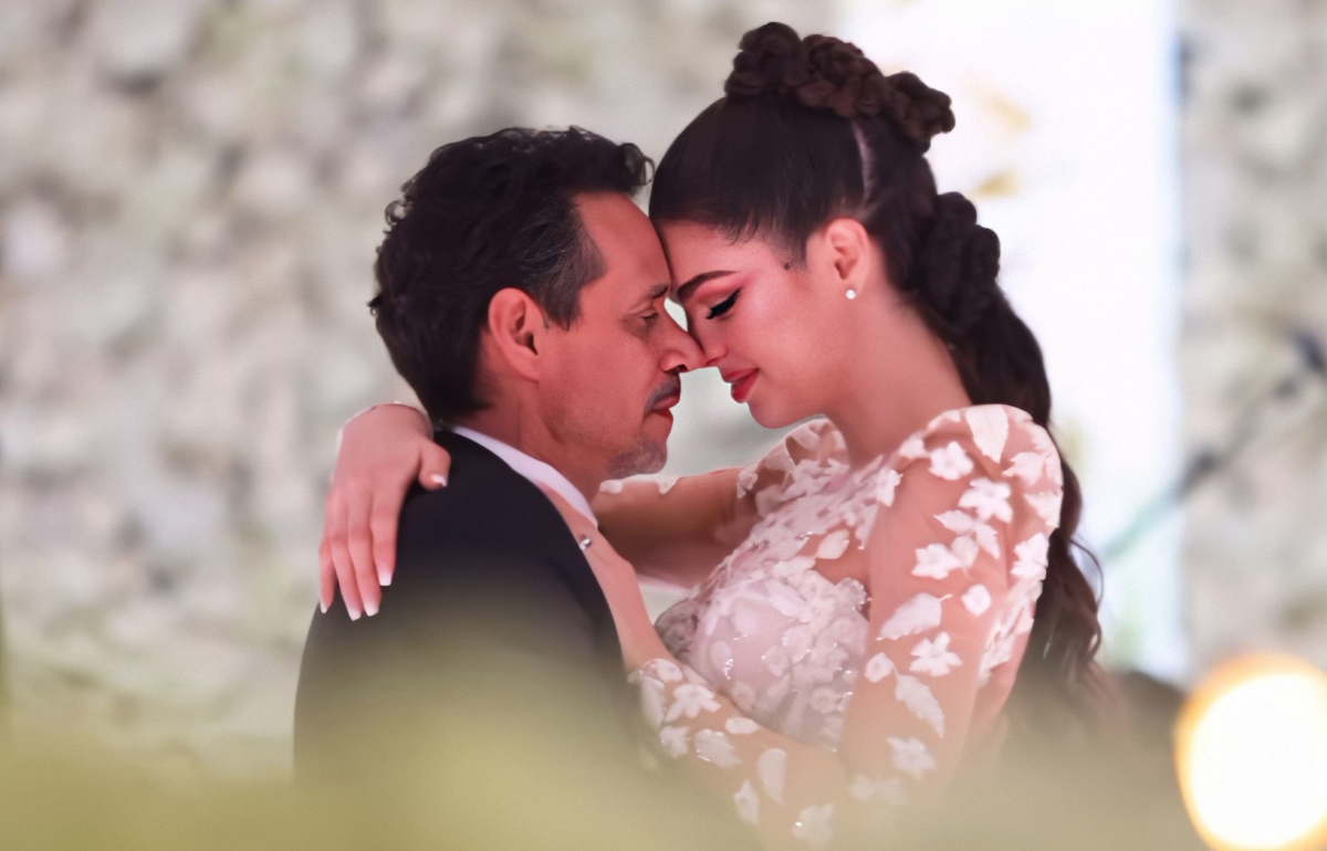 Nadia Ferreira y Marc Anthony