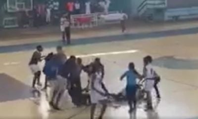 Tremenda pelea en juego de baloncesto femenino entre La Habana y Santiago de Cuba