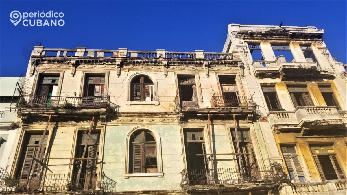 Edificio cubano ruinas