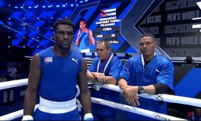 El campeón Yoenlis Hernández abandona la delegación de boxeo que regresaba a Cuba