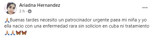 Niña con rara enfermedad necesita del parole humanitario para recibir tratamiento en EEUU
