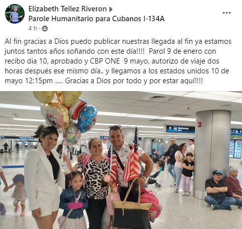 Parole humanitario de Estados Unidos une a una familia cubana separada durante años2