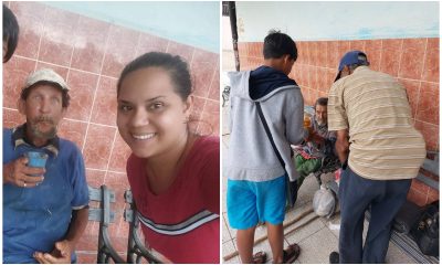 Actriz cubana reparte comida a los ancianos desamparados en las calles de Holguín (1)