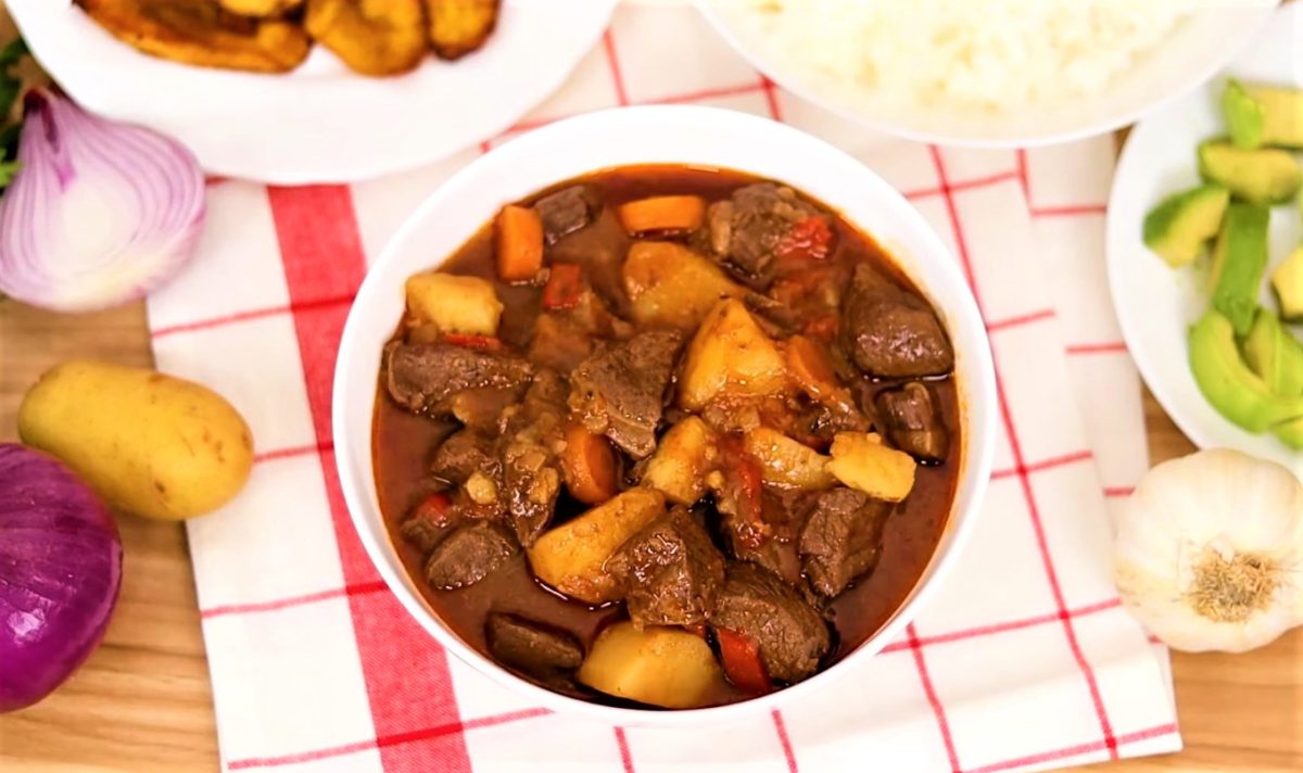 Carne con papas receta