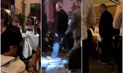 Díaz-Canel y Lis Cuesta captados en una cena de puro lujo en famoso restaurante de Roma