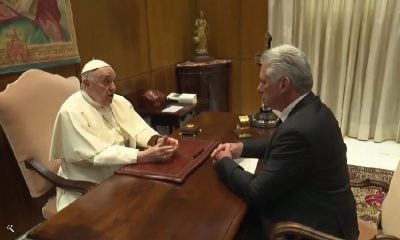El papa Francisco se reúne con Díaz-Canel Hablaron sobre los presos políticos en la Isla (2)