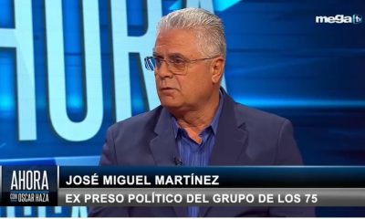 José Miguel Martínez ex prisionero politico del grupo de los 75 de la primavera negra