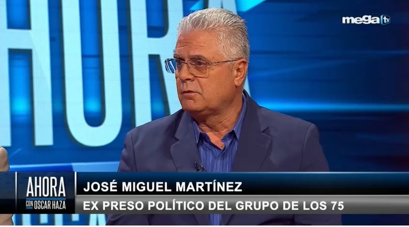 José Miguel Martínez ex prisionero politico del grupo de los 75 de la primavera negra