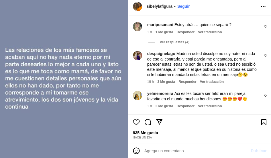 Mamá de Yomil Hidalgo