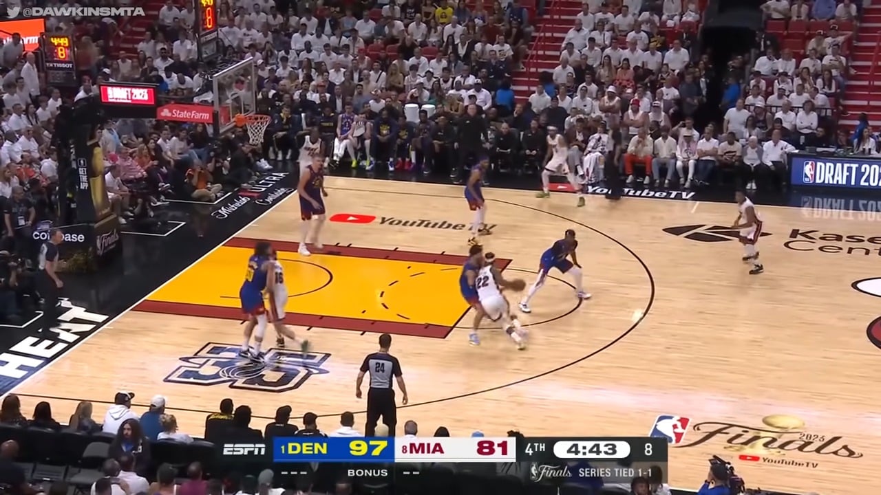 Miami Heat no pudo validar la localía y cae ante Nuggets en el juego tres de la final