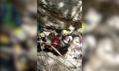 Rescatan con vida a hombre que estaba atrapado en un pozo tras fuertes lluvias en Holguín