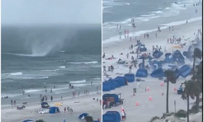 Tromba marina aterroriza a bañistas en la costa oeste de la Florida