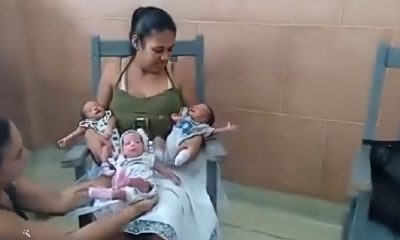 Una familia de Matanzas crece con el nacimiento de trillizos Ahora son cinco hijos en el hogar