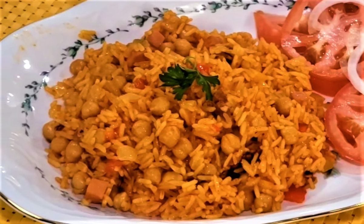 Arroz con garbanzo