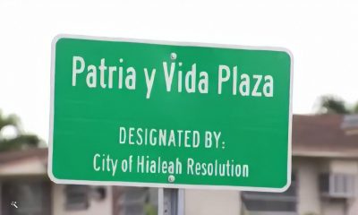 Calle y plaza de Hialeah ahora llevan el nombre de Patria y Vida (2)