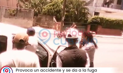 Chofer cubano provoca accidente y se da a la fuga en Marianao