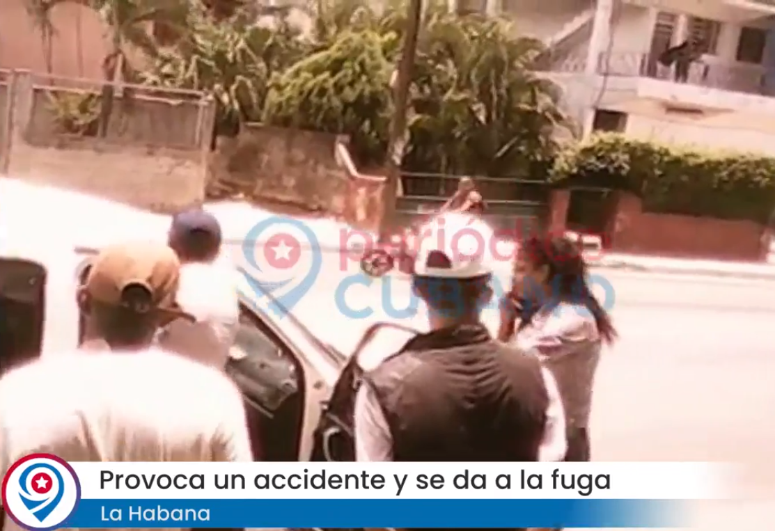 Chofer cubano provoca accidente y se da a la fuga en Marianao