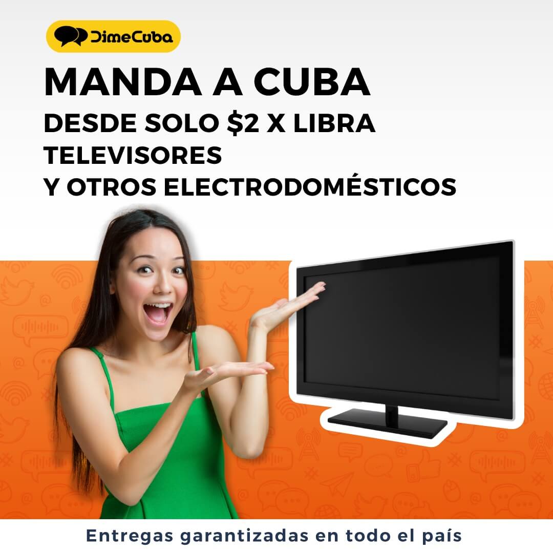 Envía televisores y electrodomésticos a Cuba por solo dos dólares por libra3 (1)