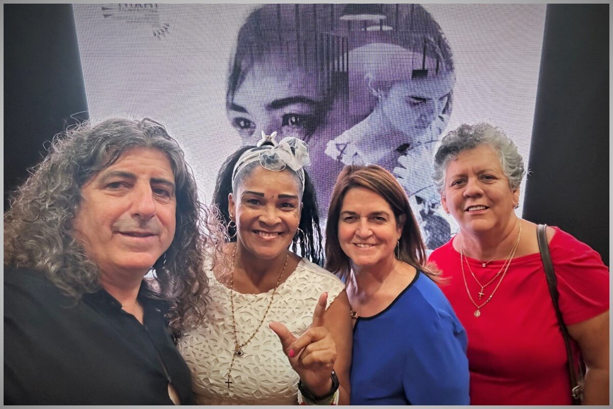 Lilo Vilaplana y expresas políticas cubanas. (Foto: Lilo Vilaplana).