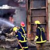 Reportado de grave uno de los cinco bomberos lesionados en incendio de Manzanillo
