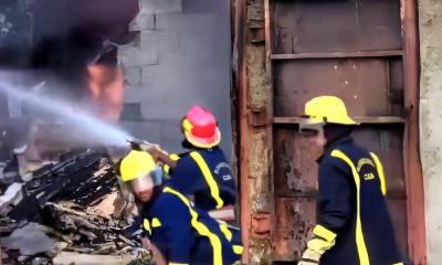 Reportado de grave uno de los cinco bomberos lesionados en incendio de Manzanillo